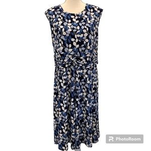 Chadwicks Leaves print gathered waist PXL